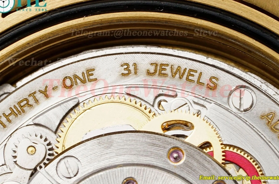 JDF (Gain Black 228238 YG DayDate VR3255 Dial V4 Textured 40mm YG Weight) 1204